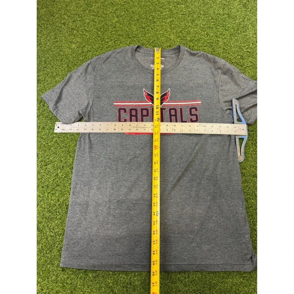 Wright and Ditson Washington Capitals NHL Hockey T-Shirt Mens‎ Large Gray L
